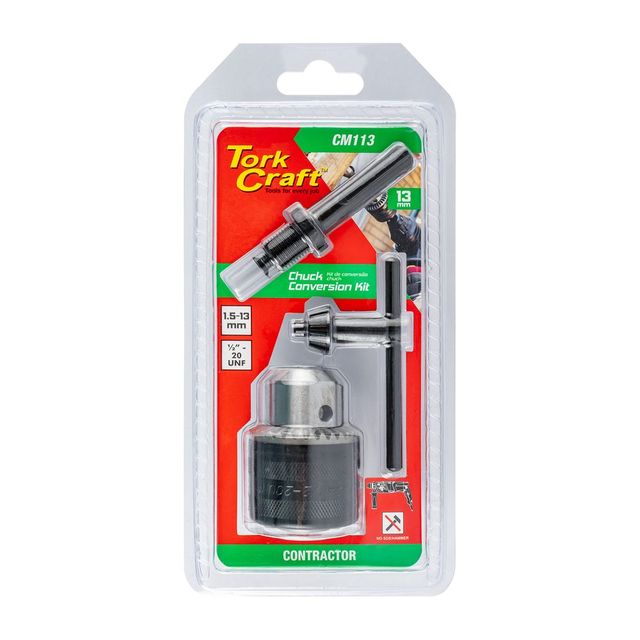 Chuck & Key 13mm 1/2 x 20UNF & SDS Adaptor